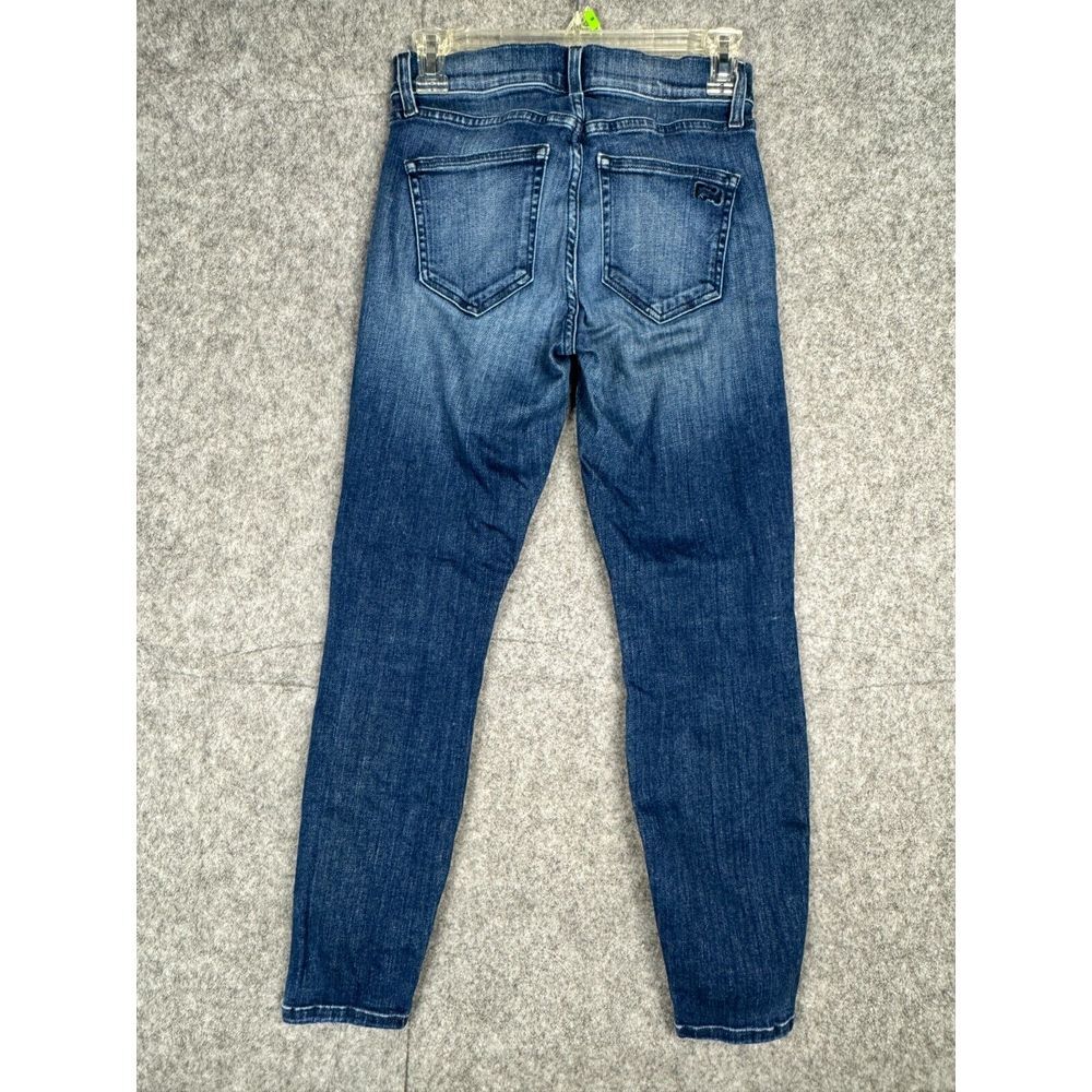AYR Jeans Women's 25 x 26 The Chiller Stretch Skinny Medium Wash Blue Denim - Picture 2 of 10